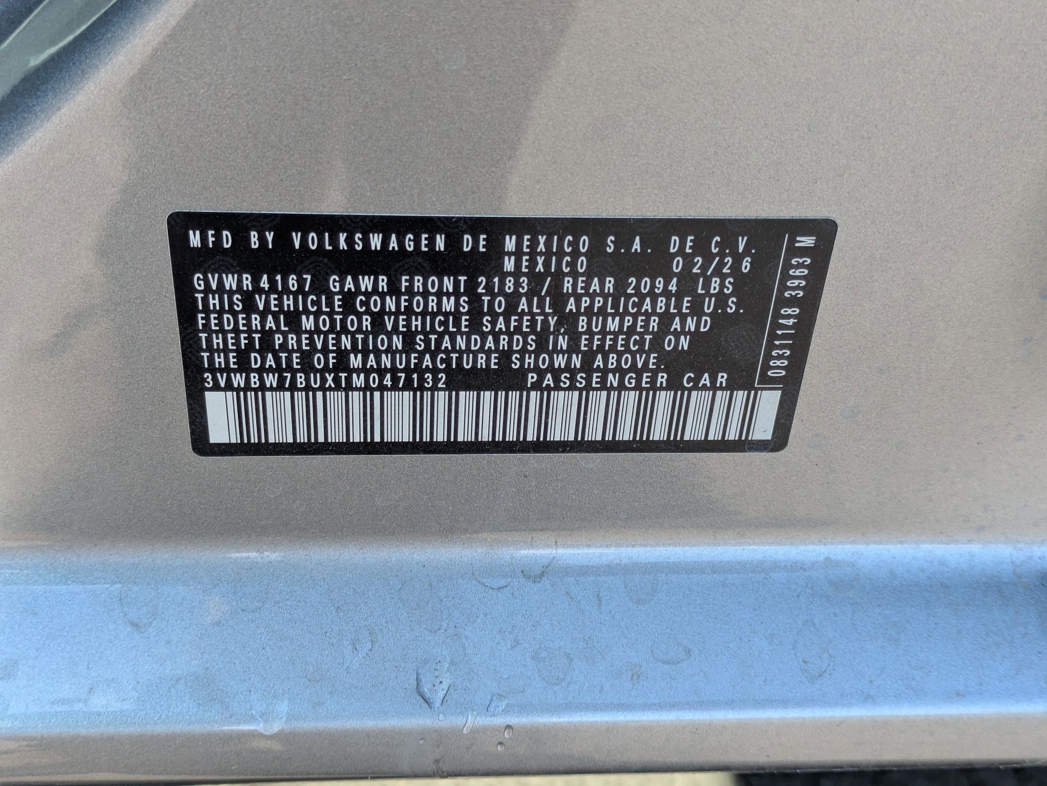 New 2026 Pyrite Silver Metallic Volkswagen Sport image 16