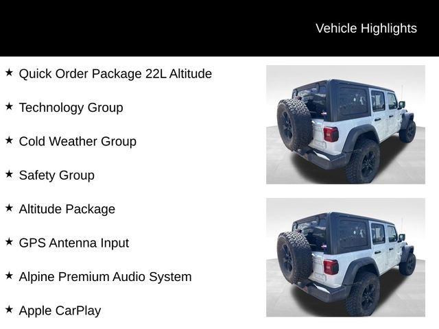 Used 2021 White Jeep Sport Altitude 4x4 image 6