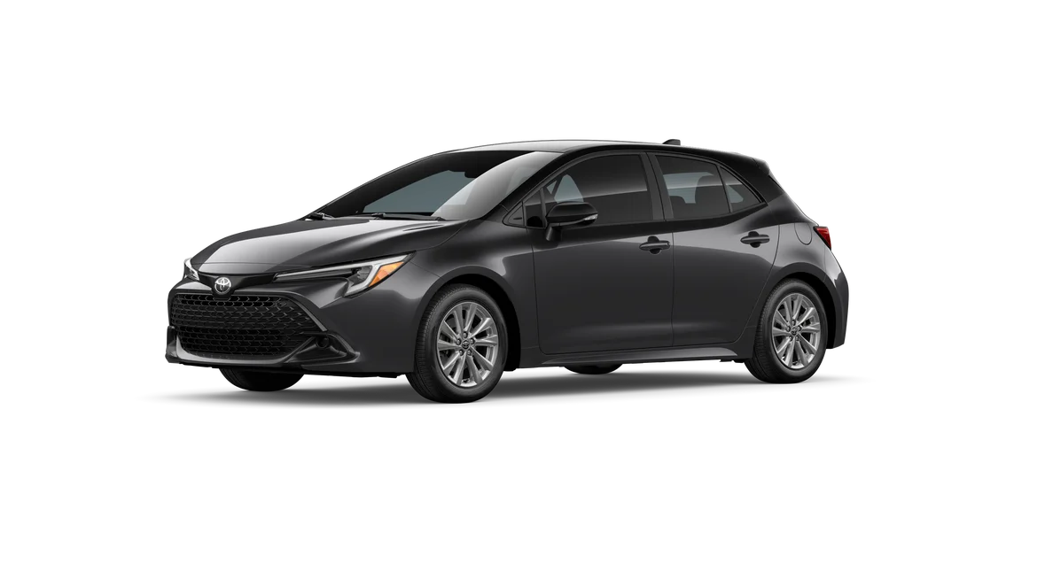 New 2026 Magnetic Gray Metallic with Midnight Black Metallic roof Toyota SE image 24