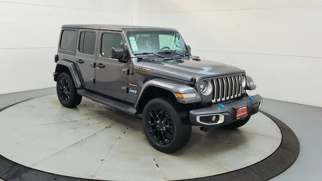 Used 2023 Gray Jeep Sahara 4xe image 16