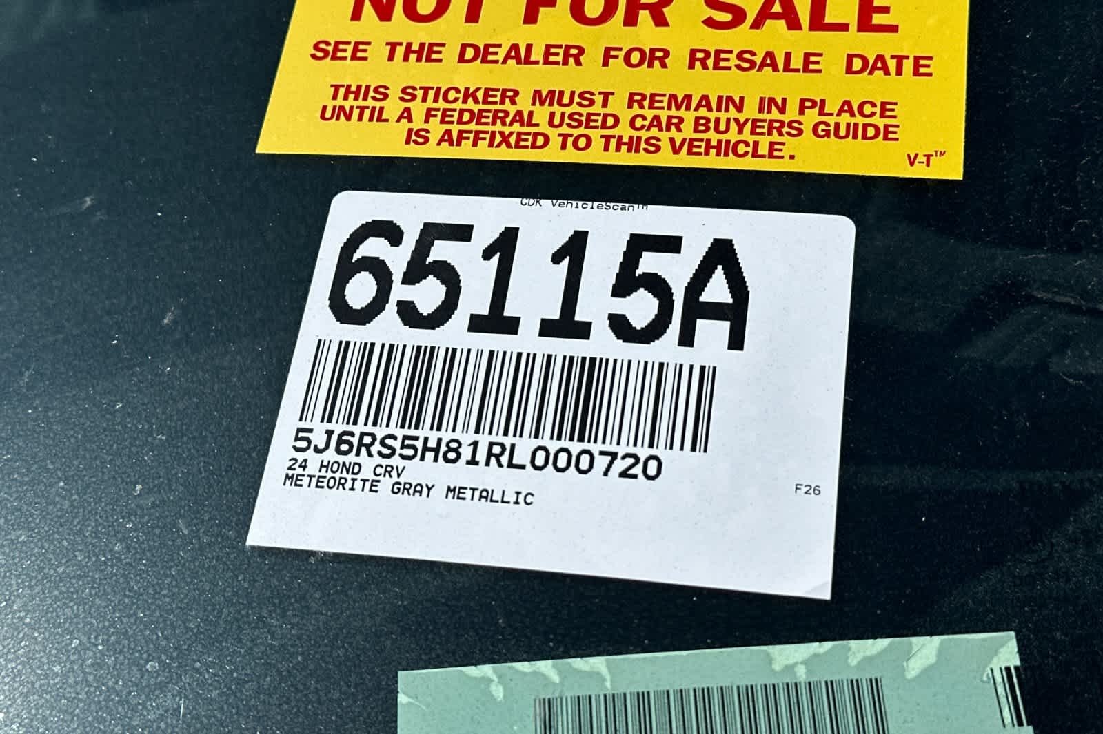 Used 2024 Meteorite Gray Metallic Honda Sport-L image 3