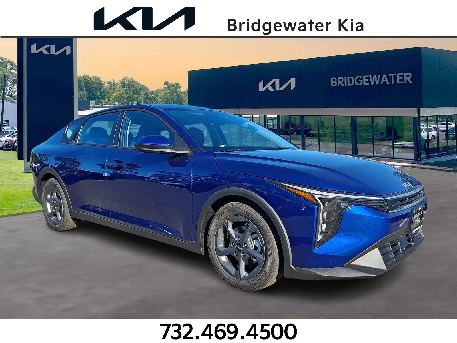 New 2026 Deep Sea Blue Kia LXS image 1