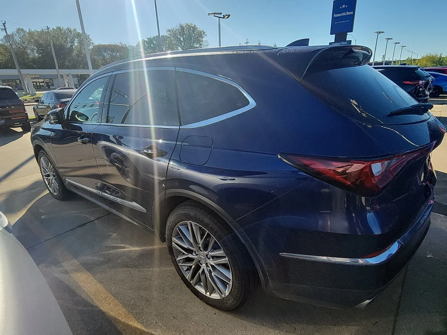 Used 2022 Fathom Blue Pearl Acura w/Advance Package image 8