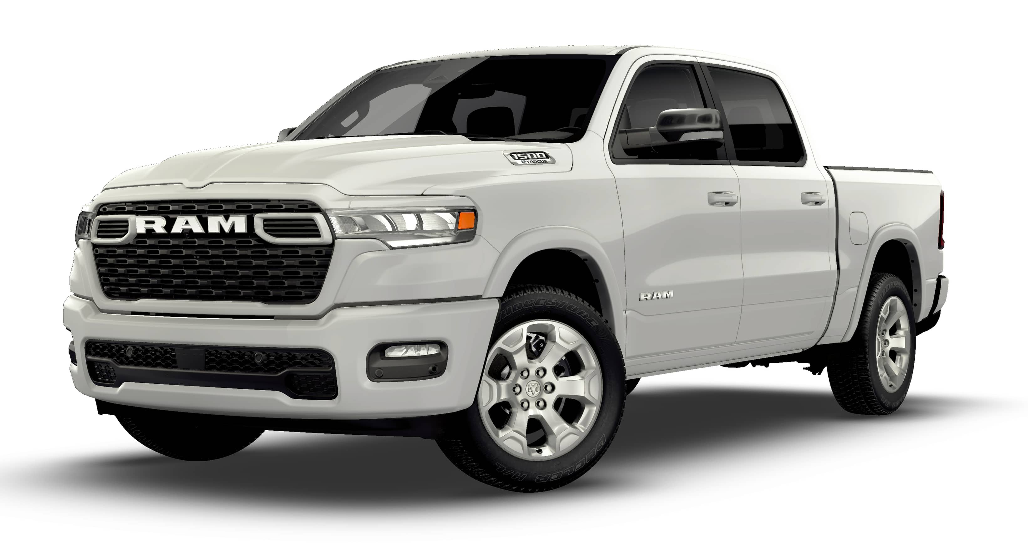 New 2026 Bright White Clear-Coat Exterior Paint RAM BIG HORN image 1