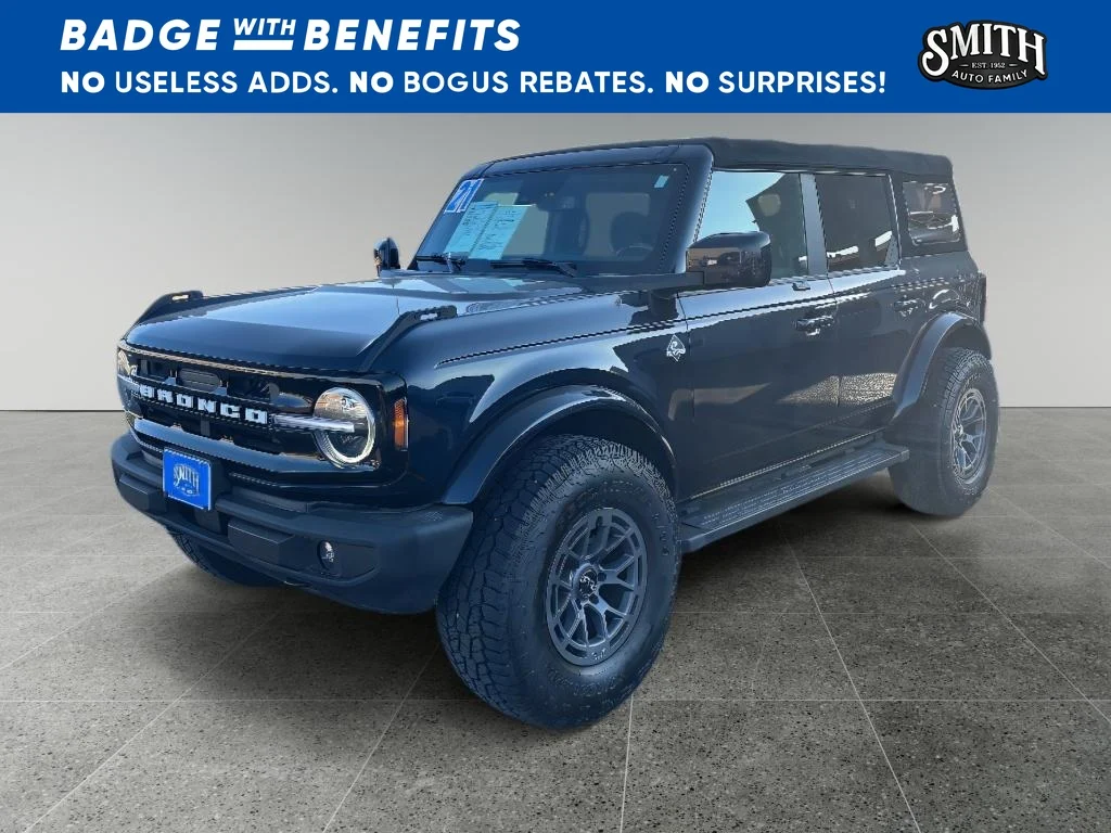 Used 2021 Antimatter Blue Metallic Ford Outer Banks image 9