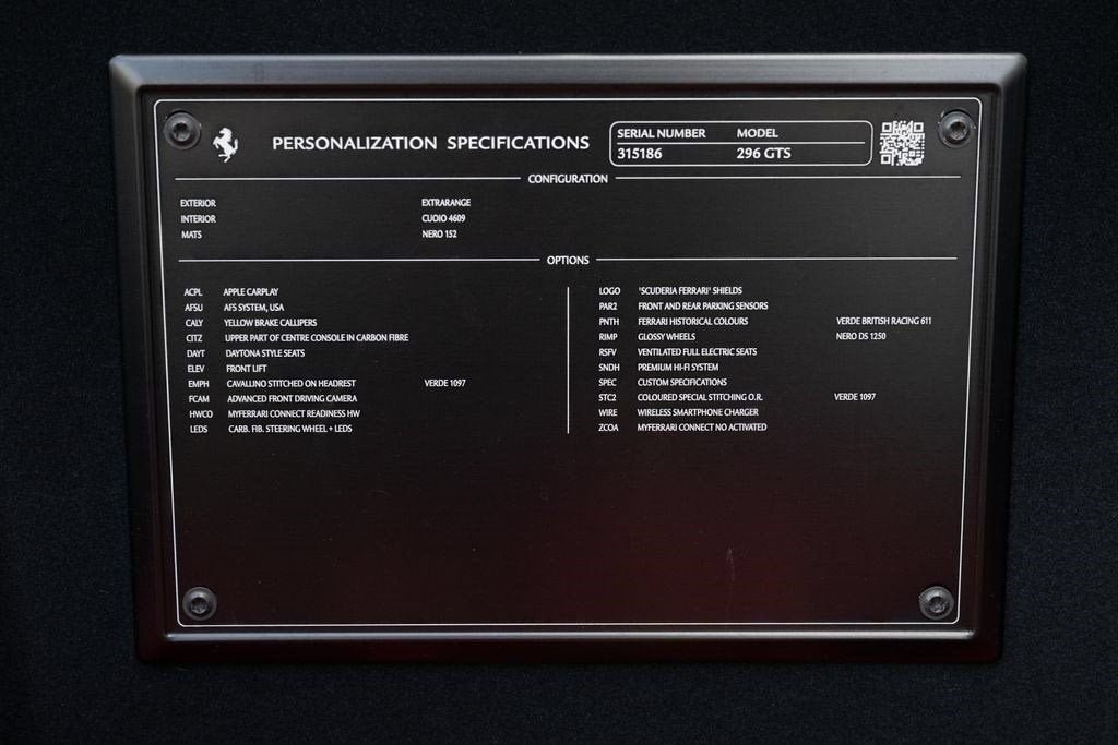 Certified Used 2025 Verde British Racing Green Ferrari  image 17