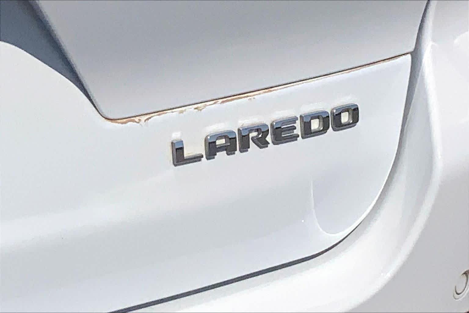 Certified Used 2023 Bright White Clearcoat Jeep Laredo image 10