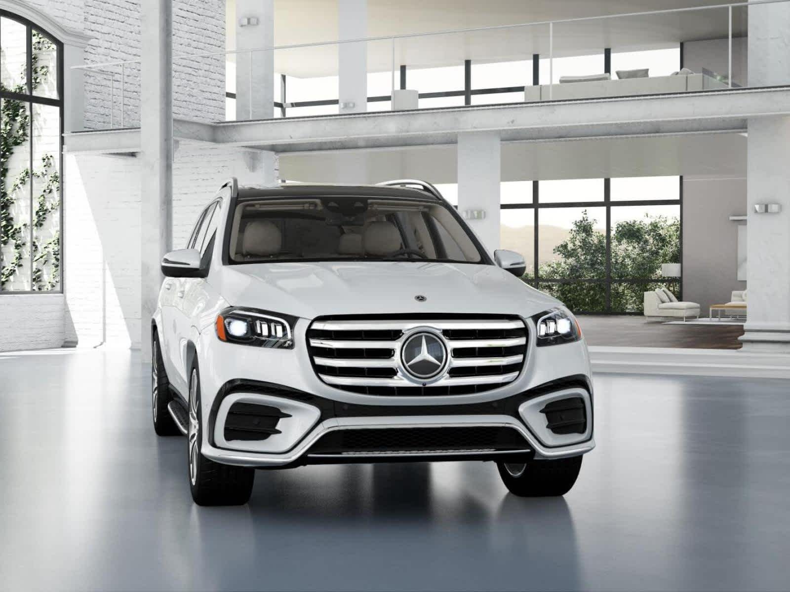 New 2026 MANUFAKTUR Moonlight White Metallic Mercedes-Benz GLS 580 image 7