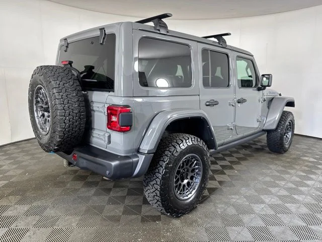 Used 2021 Sting-Gray Clearcoat Jeep Unlimited Rubicon 4xe image 3