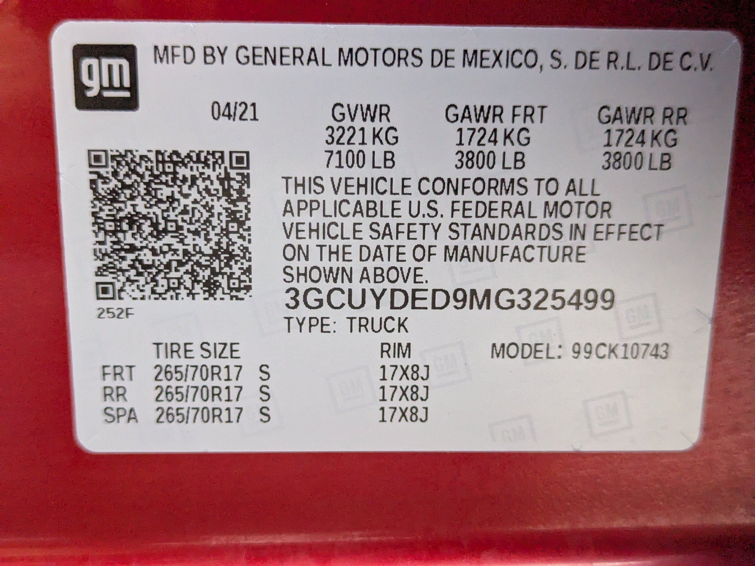 Certified Used 2021 CHERRY RED TINTCOAT Chevrolet LT image 51