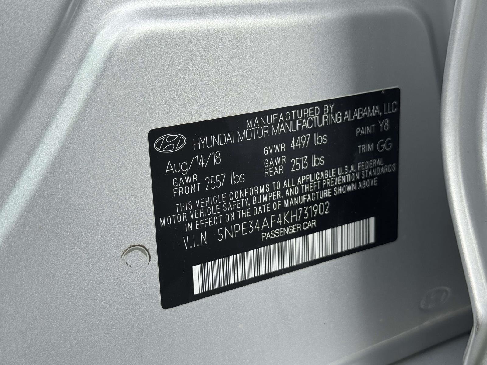 Used 2019 Symphony Silver Hyundai Limited image 30