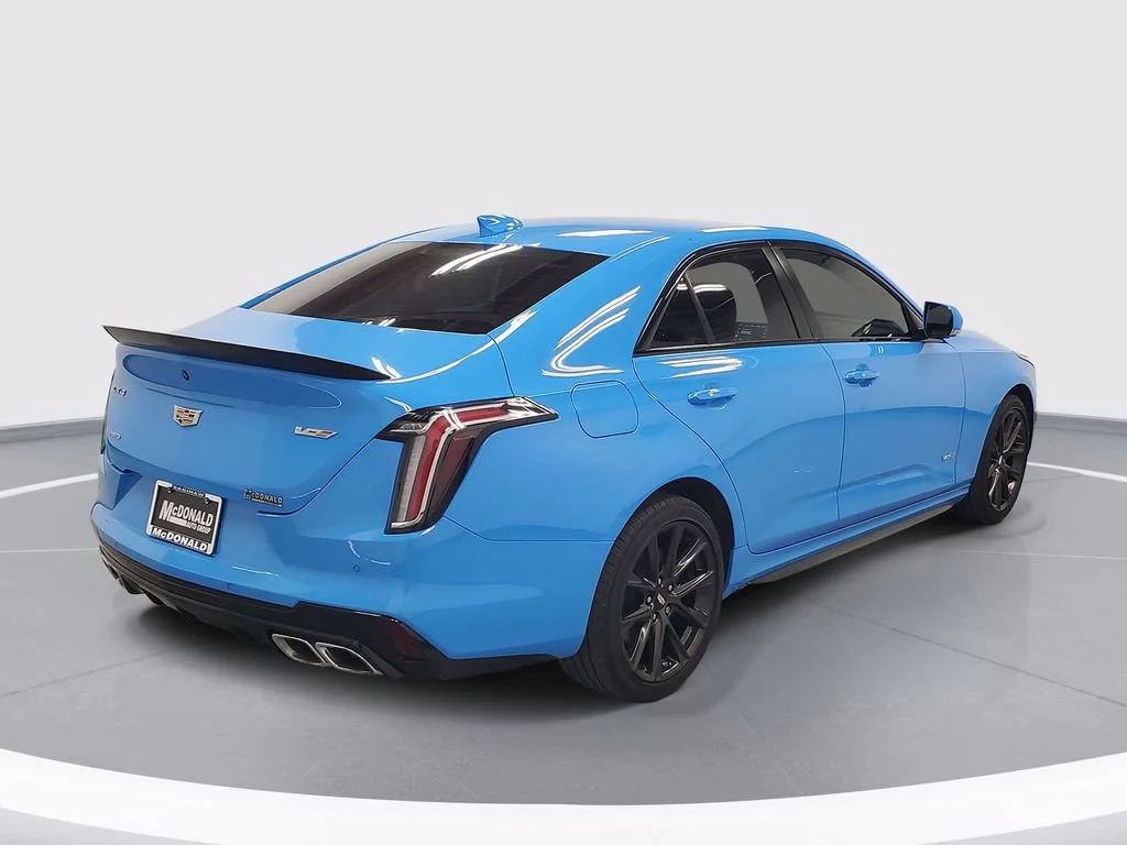 Used 2022 ELECTRIC BLUE Cadillac V-Series image 3