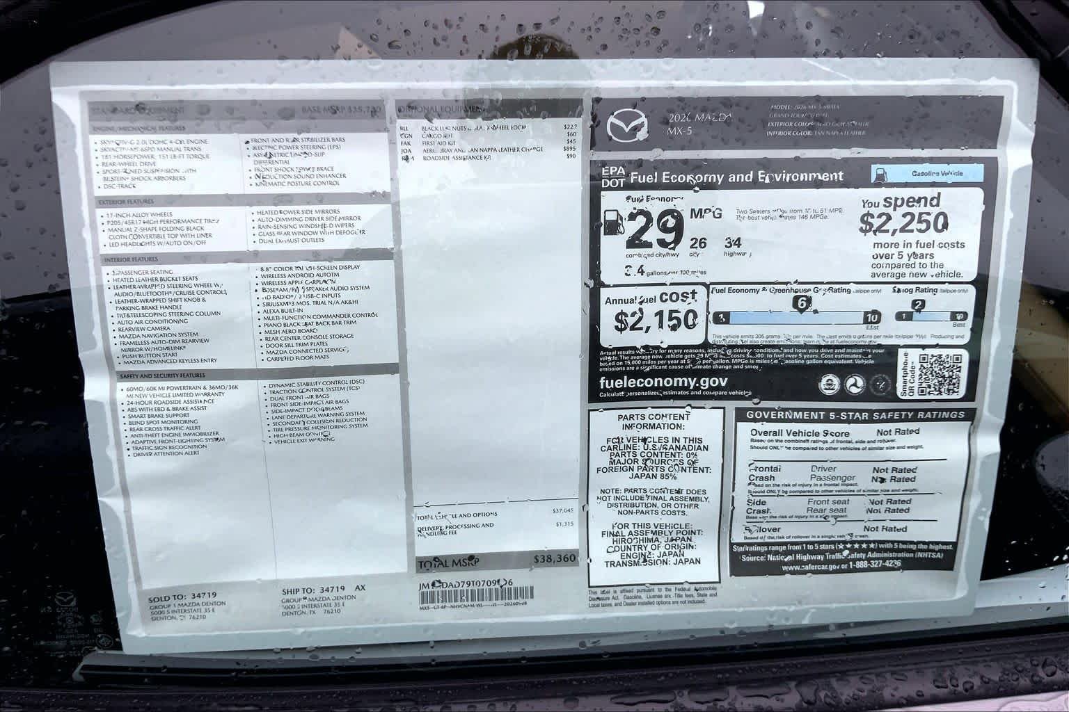 New 2026 Aero Gray Metallic Mazda Grand Touring image 20