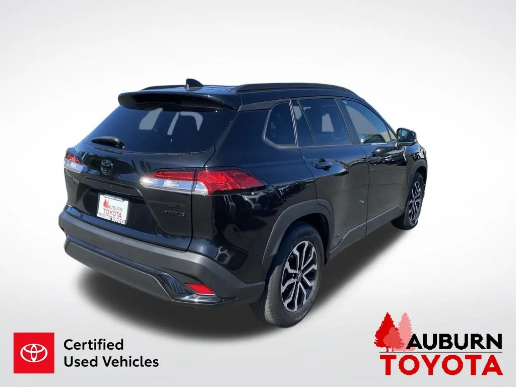 Certified Used 2024 Jet Black Toyota Hybrid SE image 8
