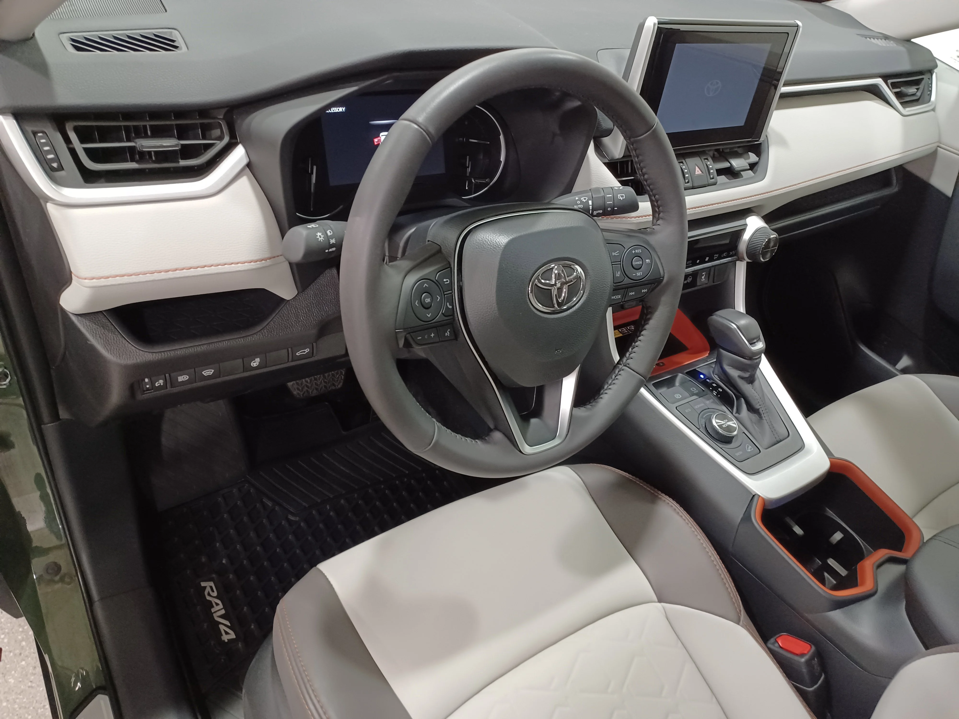 Certified Used 2025 Army Green Toyota Trail AWD* Adaptive Cruise | Htd Leather | Sunroof | Htd Wheel | Blind Spot Detection | Lane Keep image 14