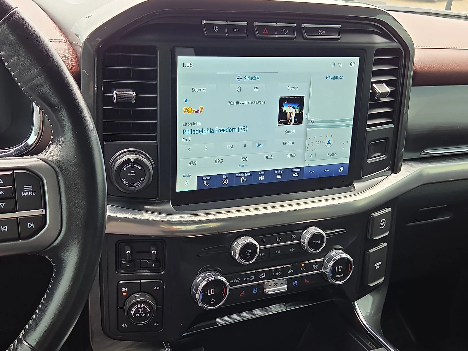 Used 2021 Carbonized Gray Metallic Ford LARIAT image 16