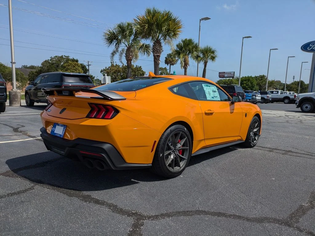 New 2026 Orange Fury Metallic Tri-coat Ford Dark Horse image 4