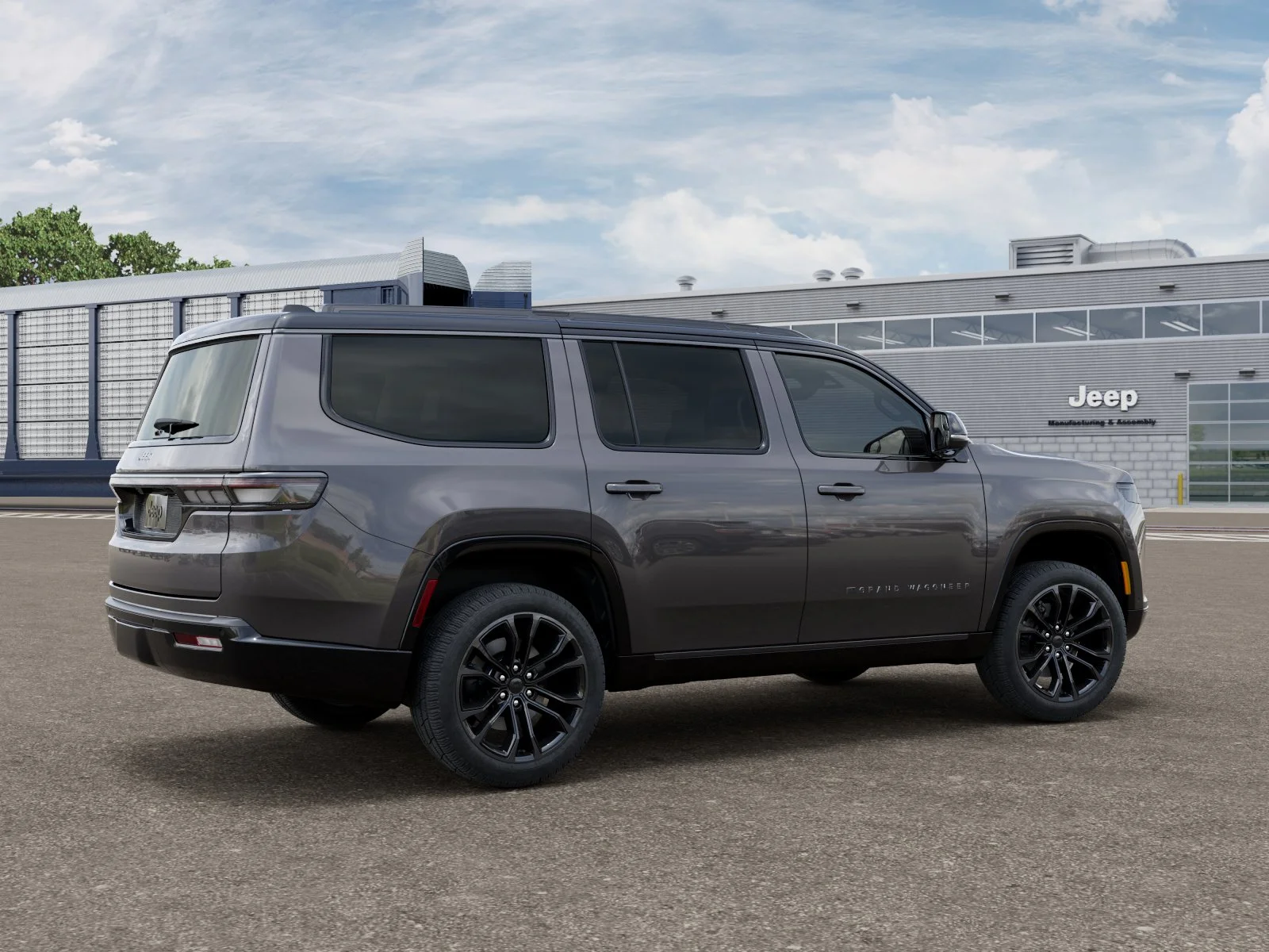 New 2026 Baltic-Gray Metallic Clear-Coat Exterior Paint Jeep Grand Wagoneer image 2