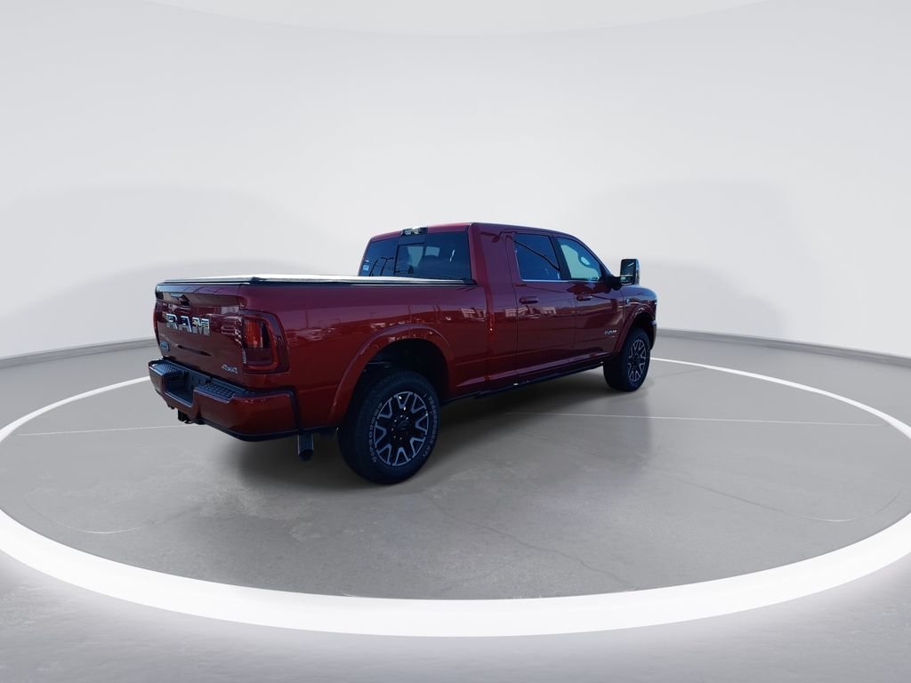 New 2026 Molten Red Pearl-Coat Exterior Paint RAM Limited Longhorn image 8