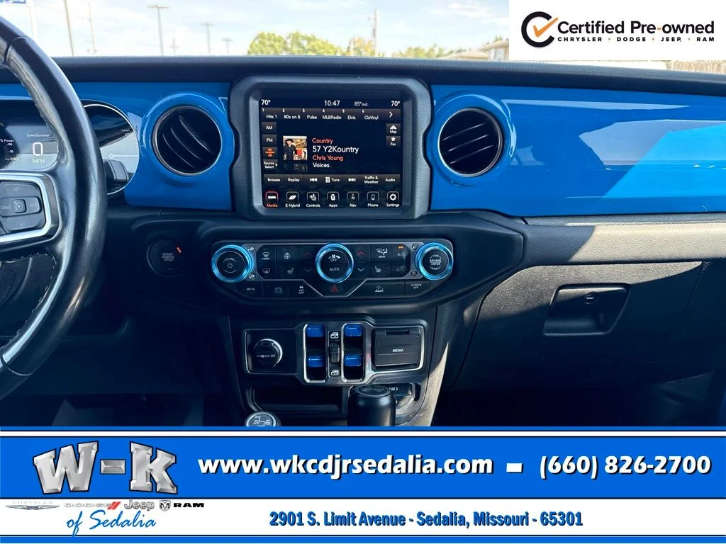 Certified Used 2023 Blue Jeep Sahara 4xe image 34