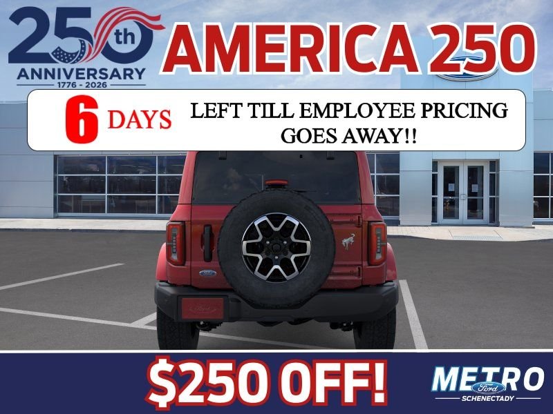 New 2026 Ruby Red Metallic Tinted Clearcoat Ford Outer Banks image 6