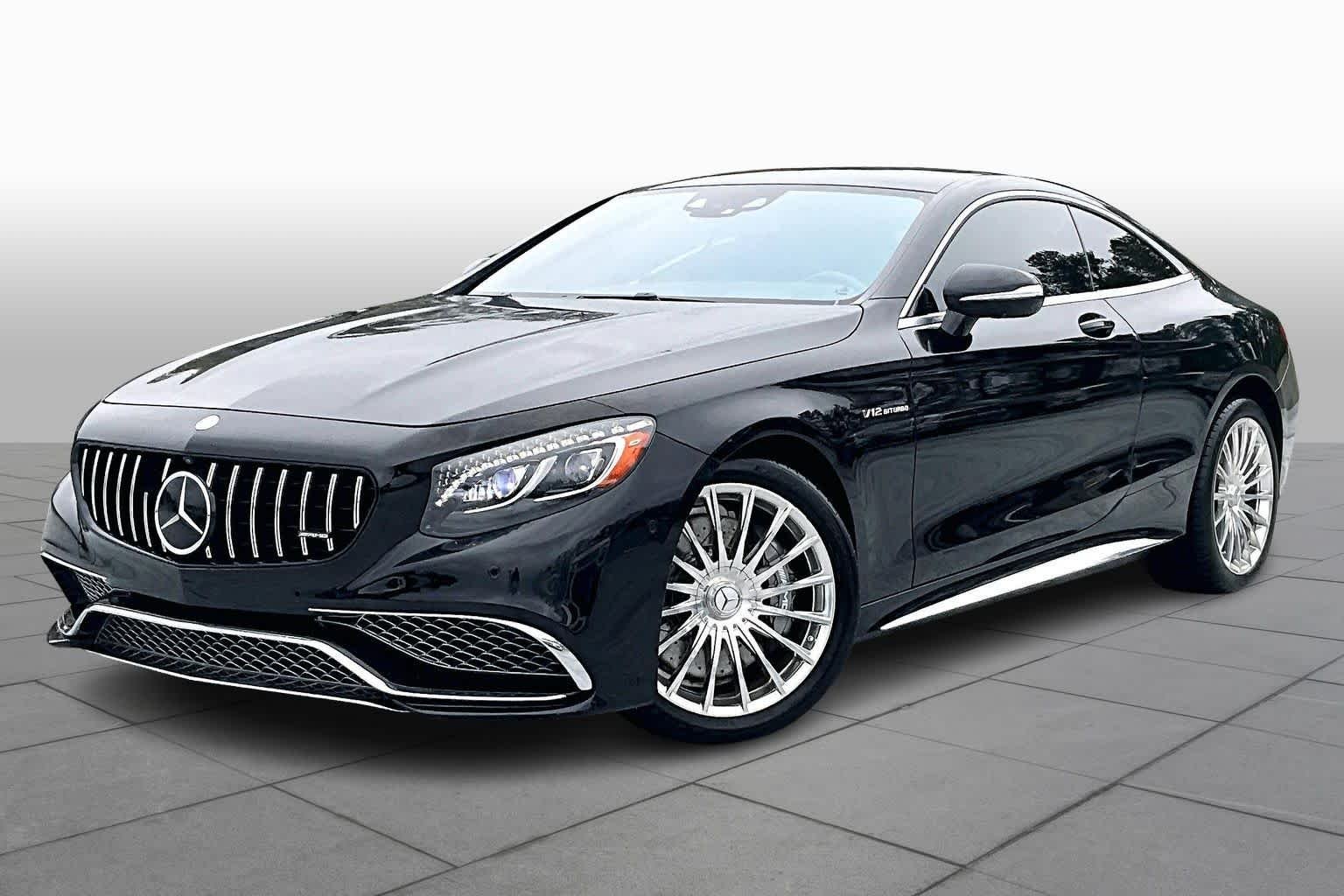 Obsidian Black Metallic 2016 Mercedes-Benz S-Class S 65 AMG Sedan Rear-Wheel Drive Automatic