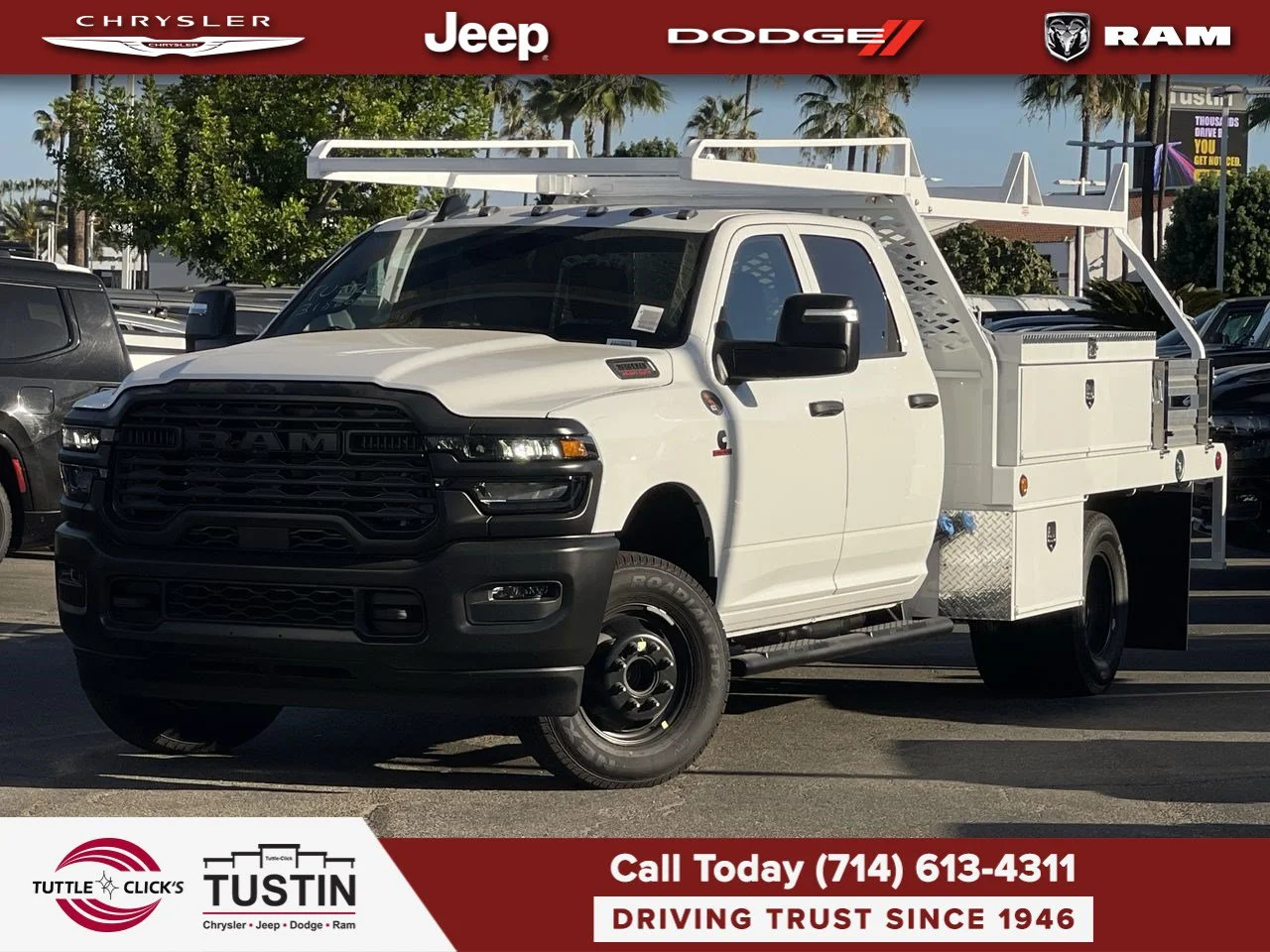 New 2027 Bright White Clear-Coat Paint RAM Tradesman image 1