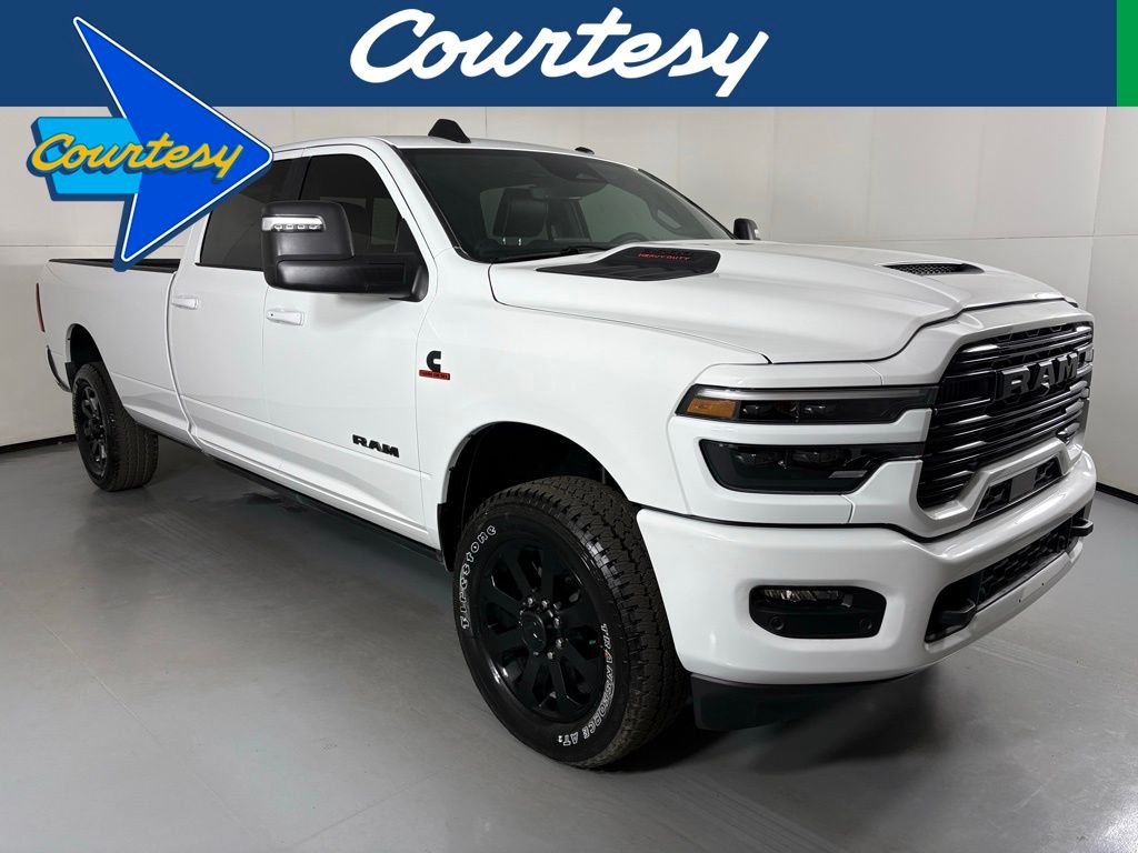 New 2026 Bright White Clear-Coat Exterior Paint RAM Laramie image 1