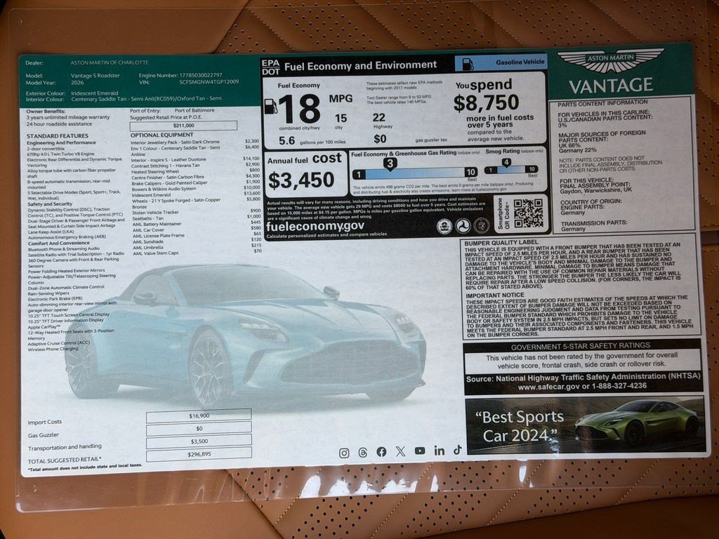 2026 Aston Martin Vantage Base - Photo 38