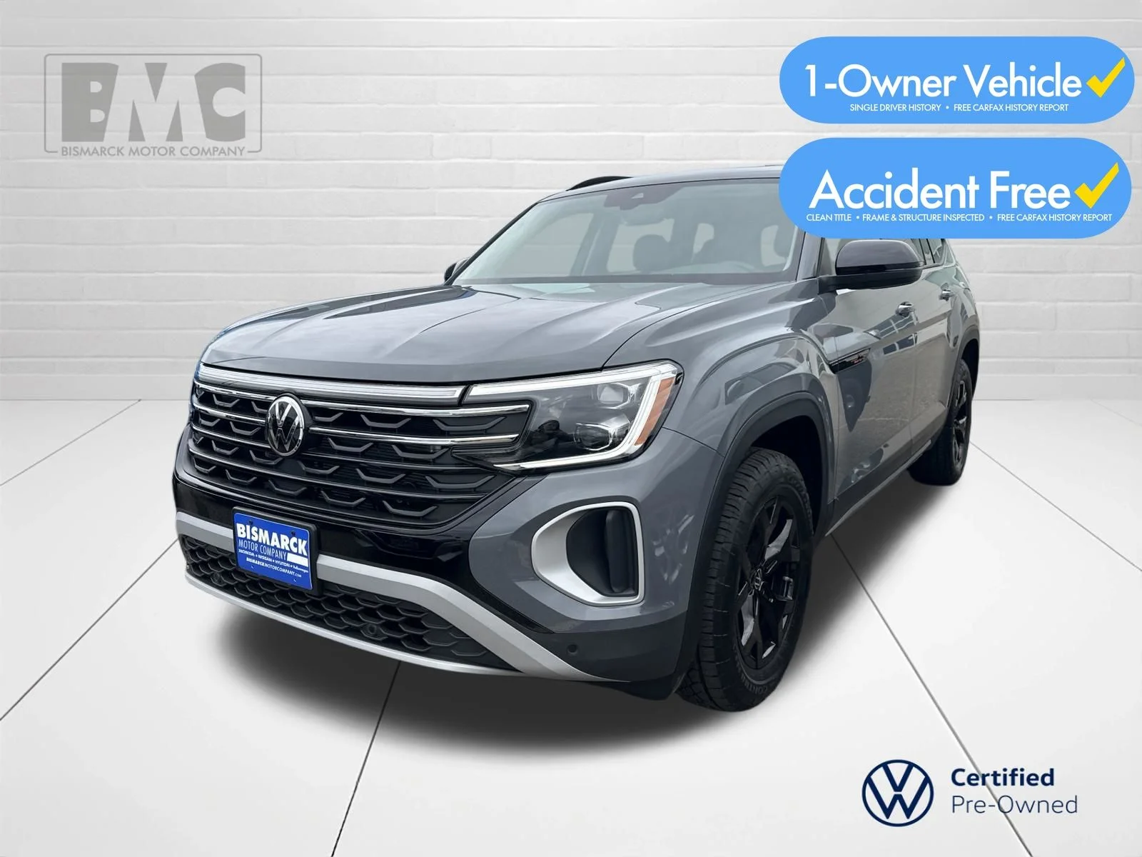 Certified Used 2026 Gray Volkswagen Peak Edition image 1