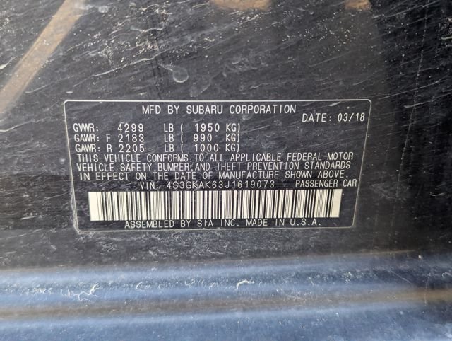 Used 2018 Black Subaru 2.0i Sport image 20