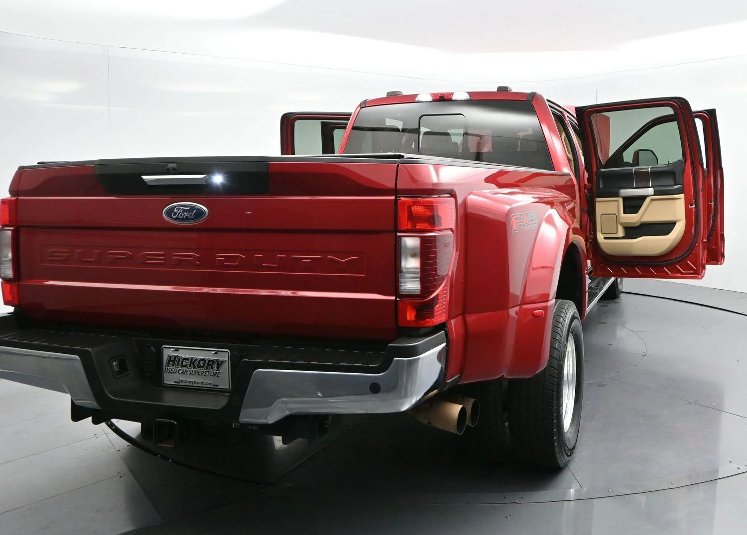 Used 2021 Rapid Red Metallic Tinted Clearcoat Ford LARIAT image 44