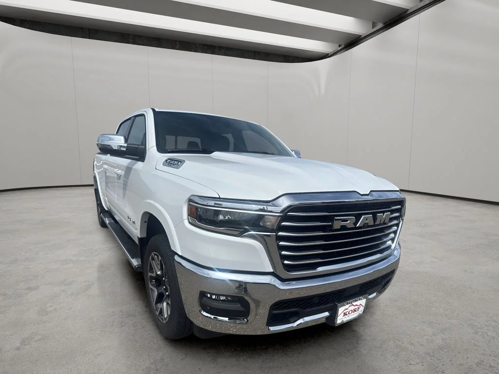 Used 2025 Bright White Clearcoat Ram Laramie image 7