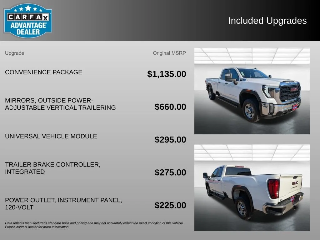 Used 2024 Summit White GMC Pro image 3