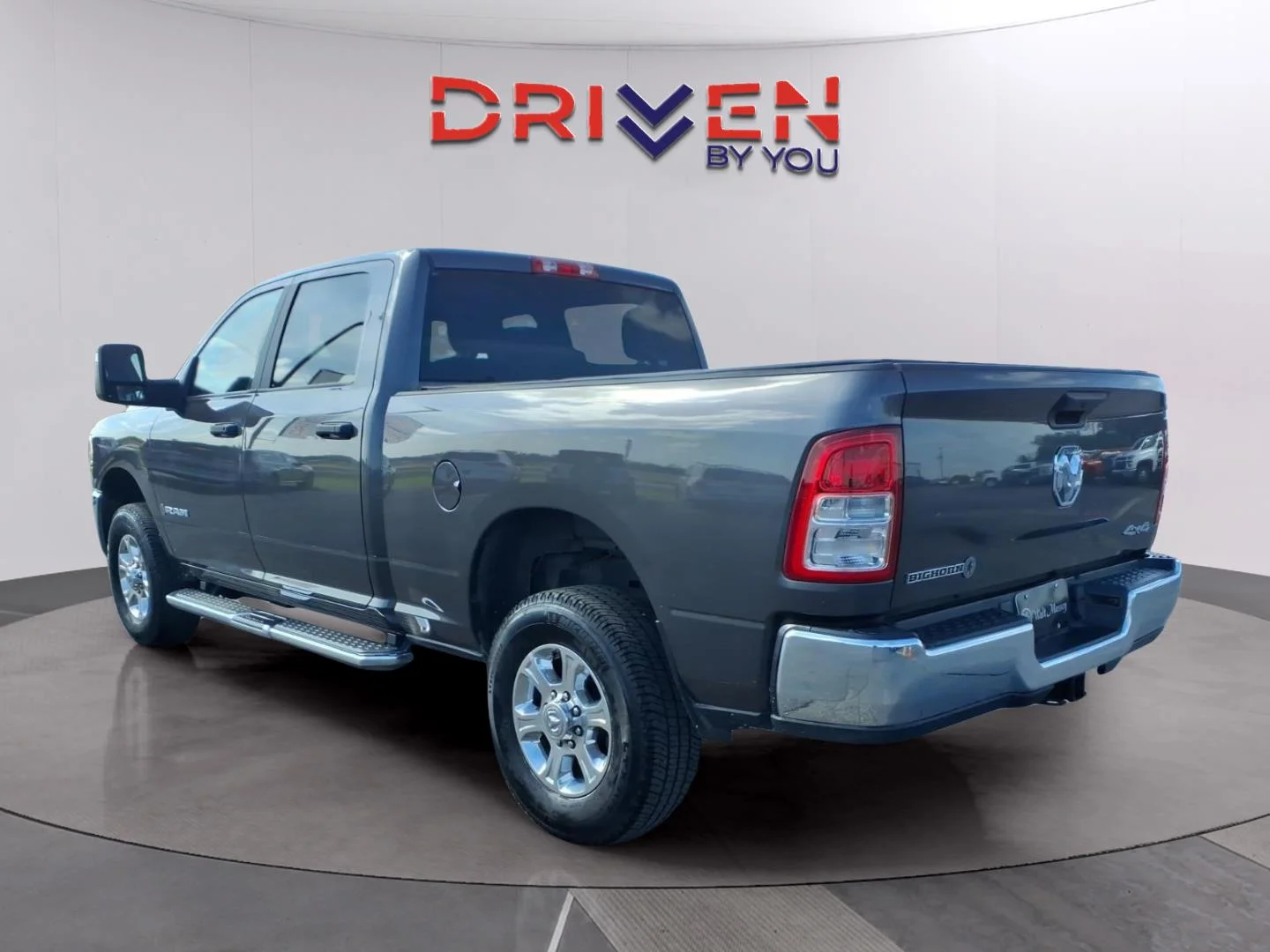 Used 2024 Granite Crystal Metallic Clearcoat Ram Big Horn image 3