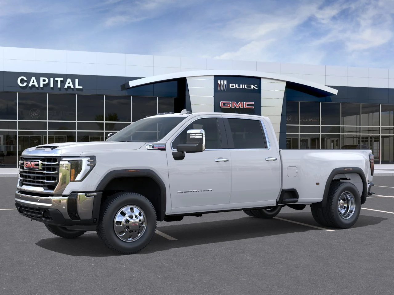 New 2026 Summit White GMC SLT image 3
