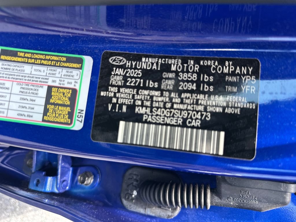 Used 2025 Blue Hyundai SEL Convenience image 32