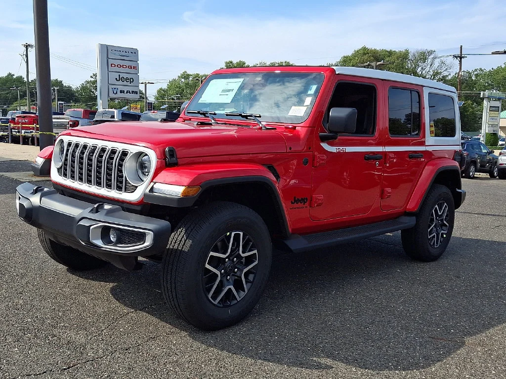 New 2027 Firecracker Red Clearcoat Jeep Sahara image 4