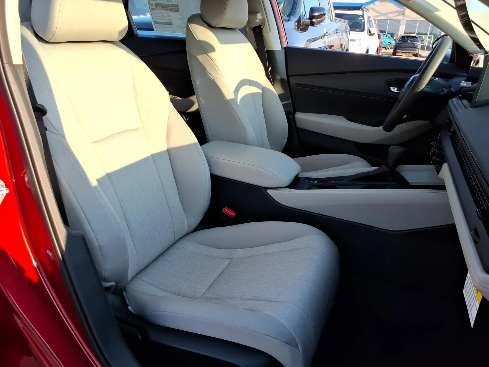 New 2026 Radiant Red Metallic Honda LX CVT image 4