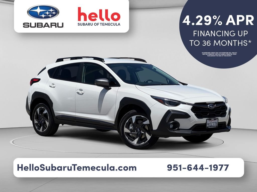 Used 2024 Crystal White Pearl Subaru Limited image 1