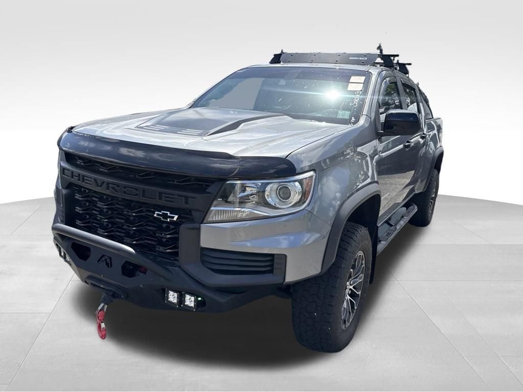 Used 2021 SATIN STEEL METALLIC Chevrolet 4WD ZR2 image 3