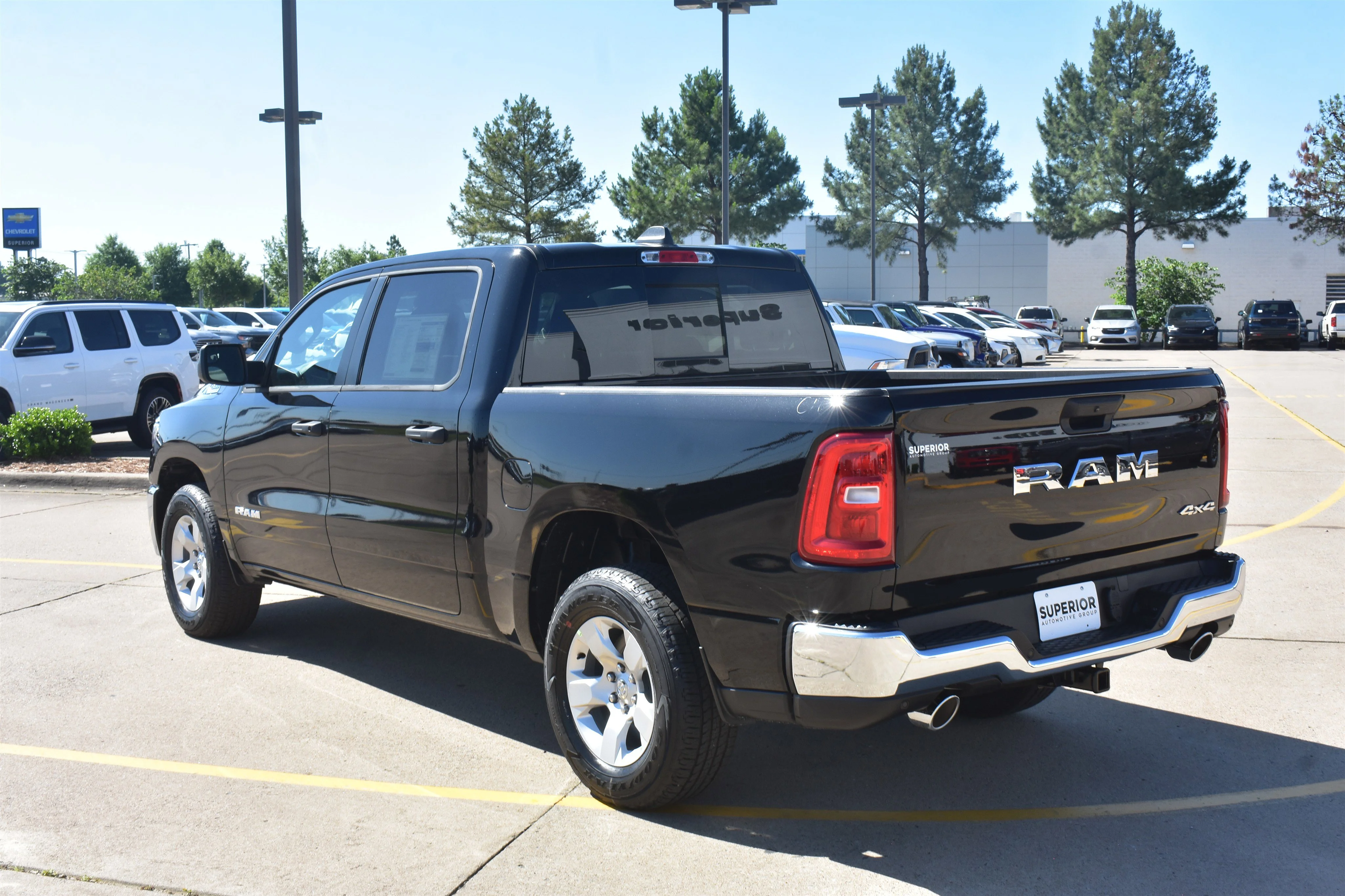 New 2026 Diamond Black Crystal Pearlcoat Ram Tradesman image 8