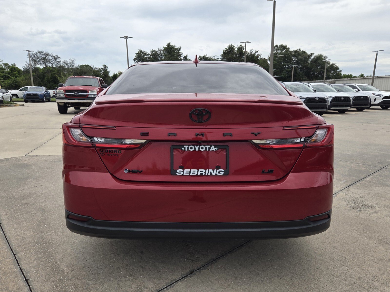 Used 2025 Red Toyota LE image 7