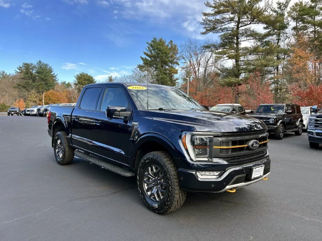Used 2022 Blue Metallic Ford Tremor image 1