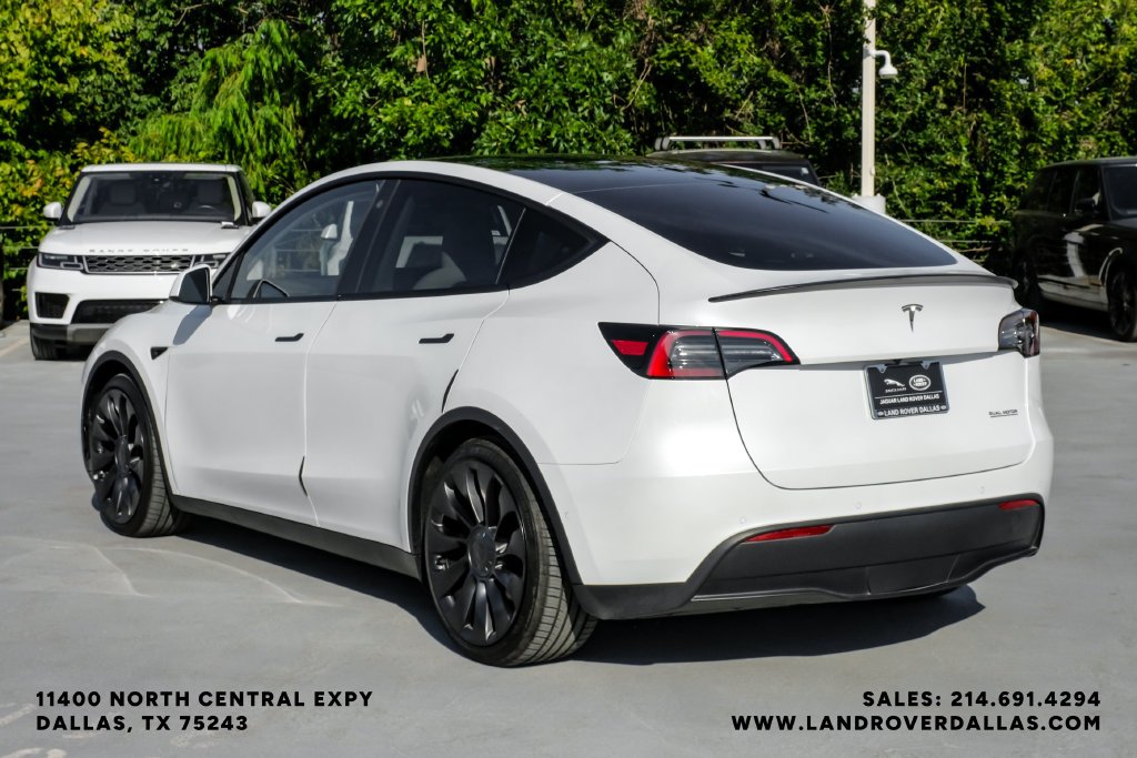 Used 2022 Pearl White Multi-Coat Tesla Performance image 8