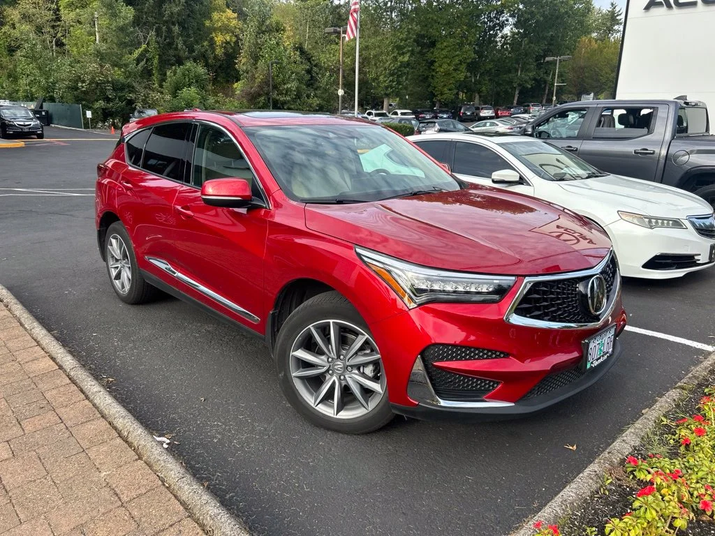 Certified Used 2019 Performance Red Pearl Acura SH-AWD with Technology Package image 2
