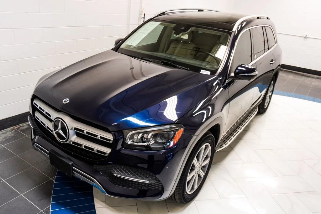 Used 2020 Blue Mercedes-Benz GLS 450 image 34