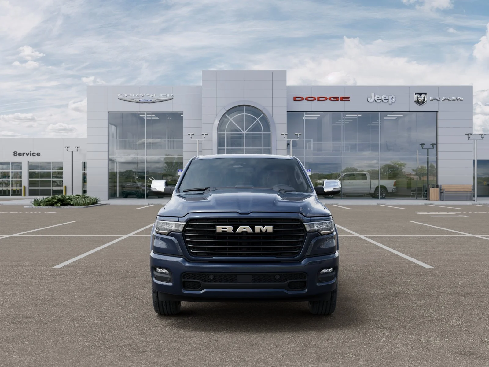 New 2026 Forged Blue Metallic Exterior Paint RAM Laramie image 33