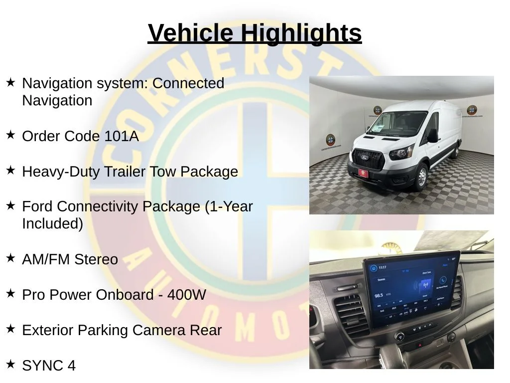 New 2026 Oxford White Ford Cargo Van image 2
