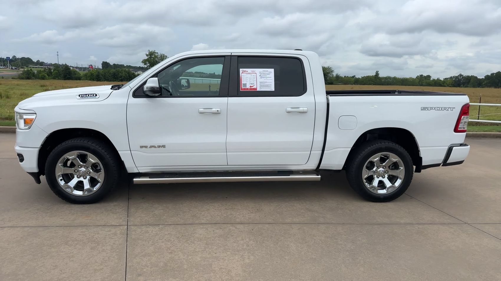 Used 2023 Bright White Clearcoat Ram Big Horn image 6